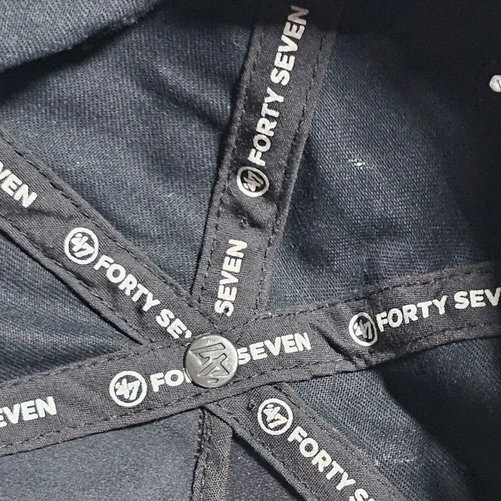 '47 Brand Indiana Pacers Hat Mens OSFA Black NBA Basketball Snapback Cap - Picture 6 of 6